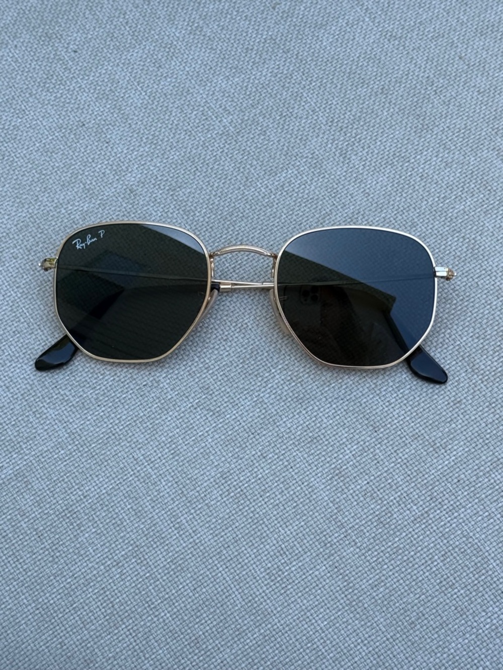 Ray-Ban Hexagonal Flat Sunglasses (51021) - Polarized - NWOT - Picture 9 of 15